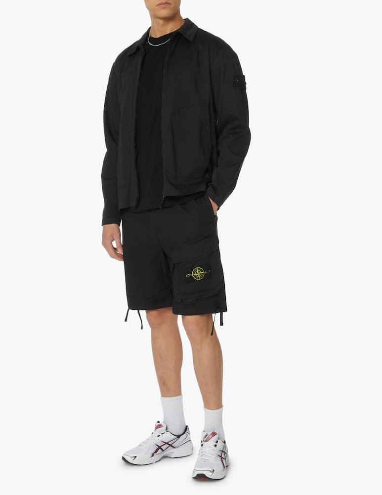 Stone Island Coulisse zip shorts - black - picture 1 Stone Island Coulisse zip shorts - black - picture 1