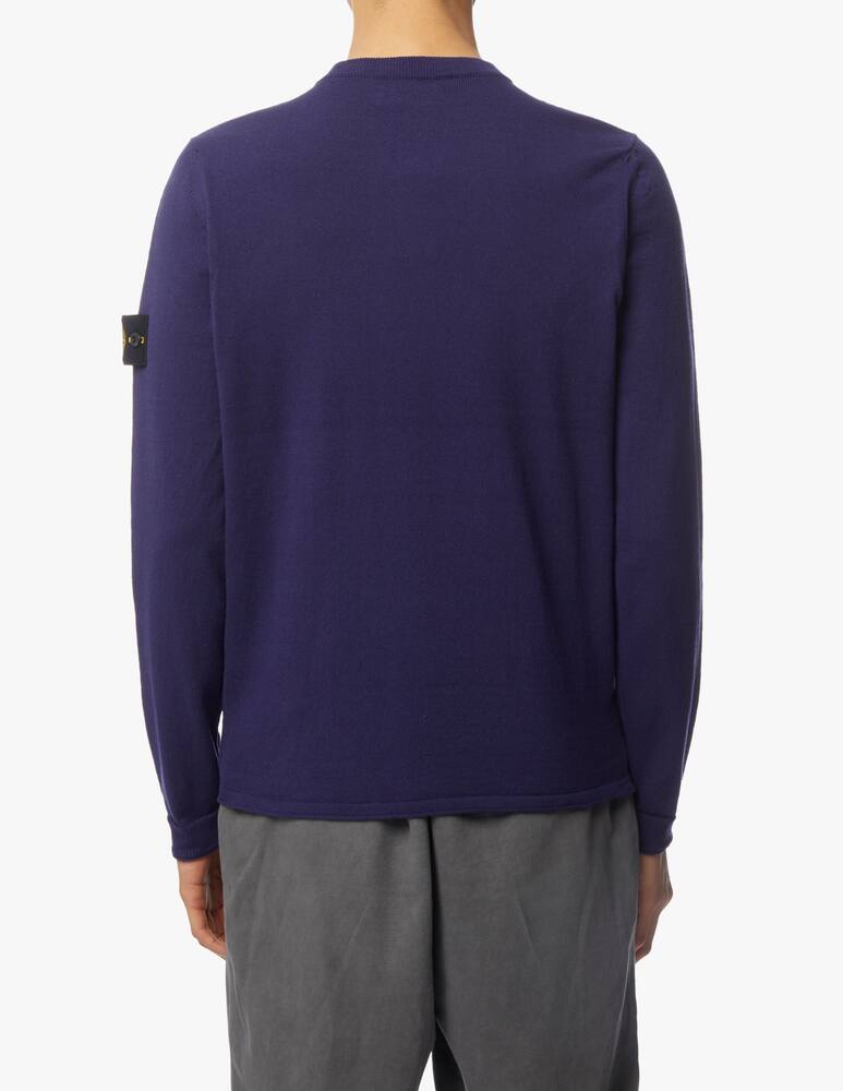rinascente Stone Island Rustic cotton roundneck sweater - blue