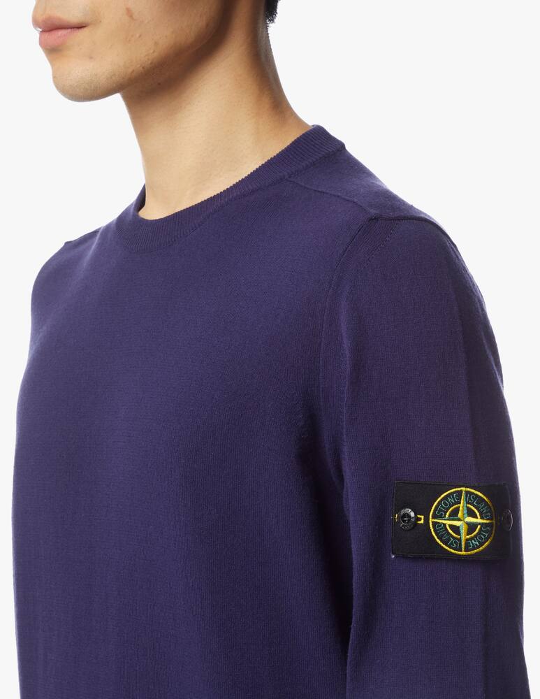 rinascente Stone Island Rustic cotton roundneck sweater - blue
