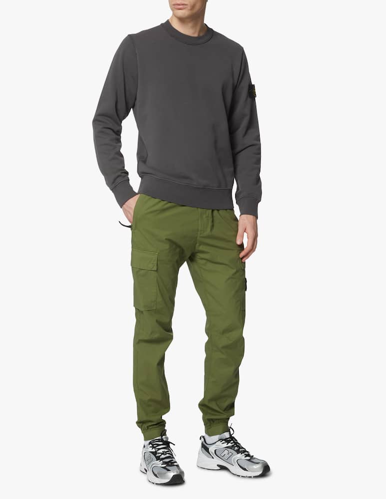 rinascente Stone Island Felpa girocollo basic - grigio