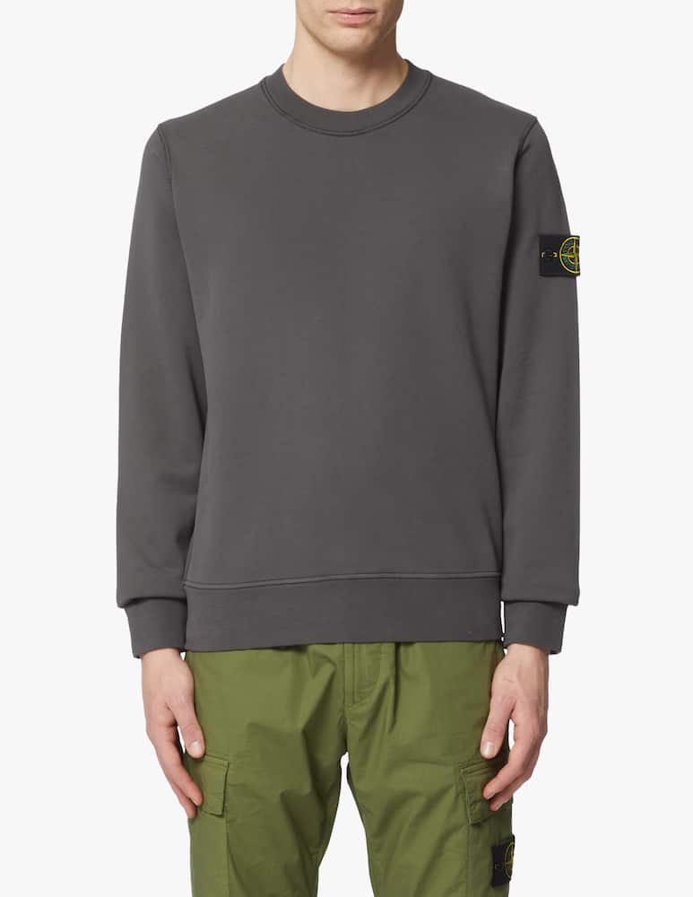 rinascente Stone Island Felpa girocollo basic - grigio