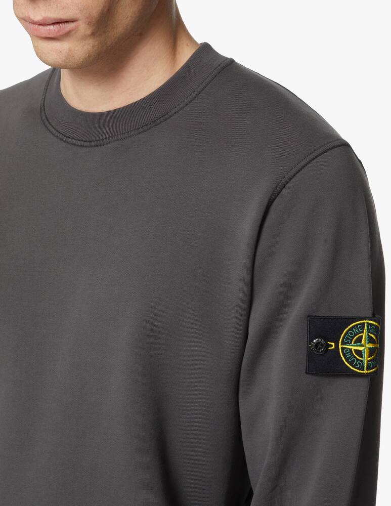 rinascente Stone Island Felpa girocollo basic - grigio