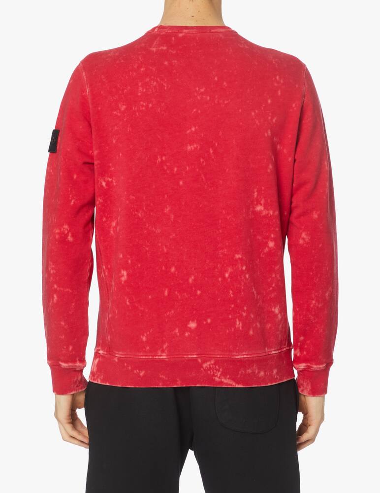 rinascente Stone Island Felpa girocollo offdye - viola