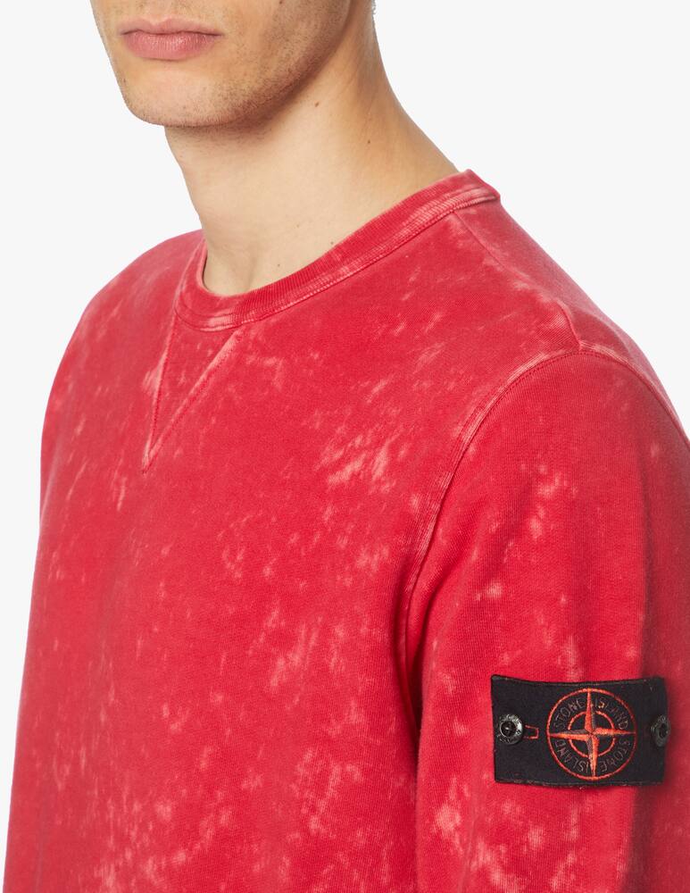 rinascente Stone Island Felpa girocollo offdye - viola