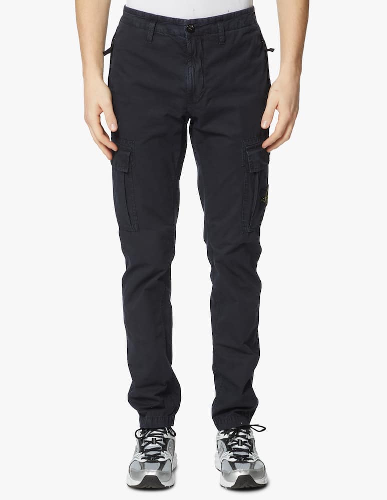 rinascente Stone Island Double pocket cargo pant - blue