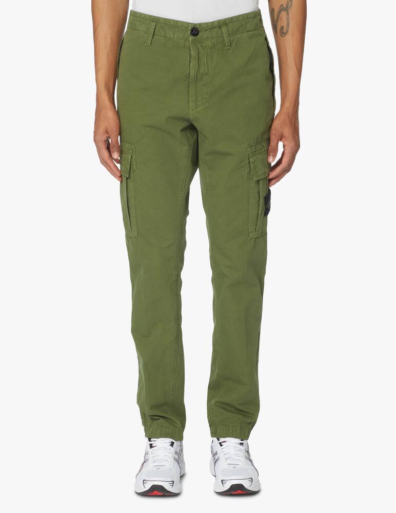rinascente Stone Island Double pocket cargo pant - olive