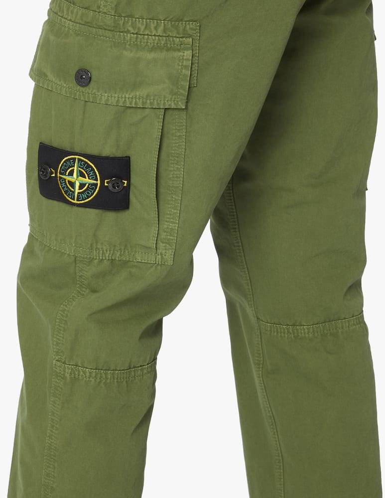 rinascente Stone Island Double pocket cargo pant - olive