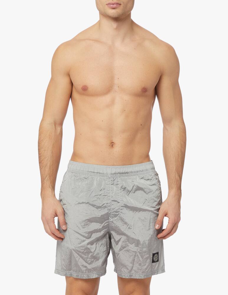 Stone Island Nylon metal econeal medium swim shorts - grey - picture 2 Stone Island Nylon metal econeal medium swim shorts - grey - picture 2