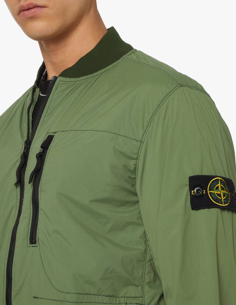 Stone Island Bomber skintouch - oliva - immagine 4 Stone Island Bomber skintouch - oliva - immagine 4