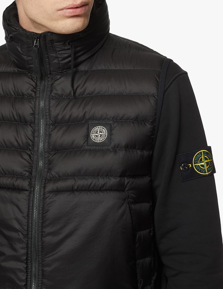 rinascente Stone Island Light eco down vest - black