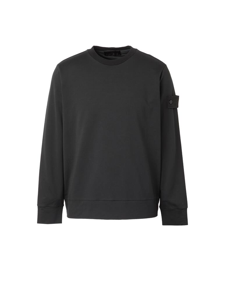 rinascente Stone Island Felpa girocollo ghost - nero