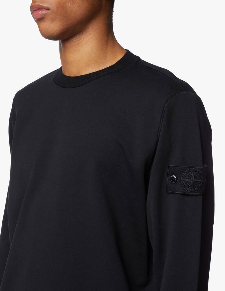 rinascente Stone Island Felpa girocollo ghost - nero