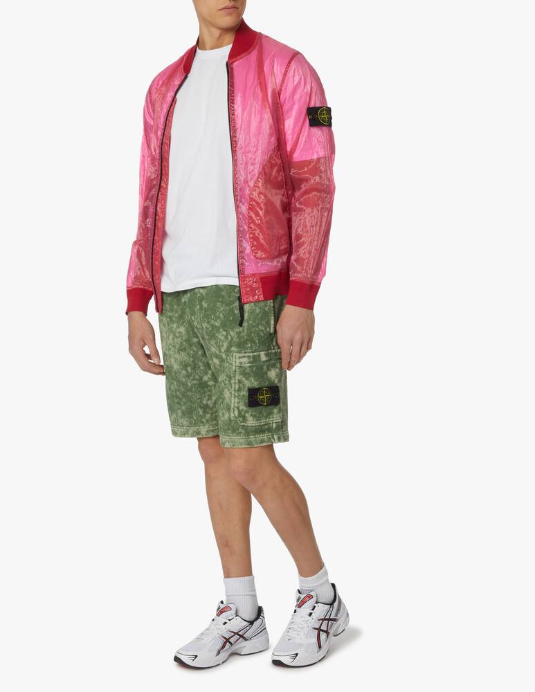 Stone Island Pantaloni corti felpa offdye - oliva - immagine 1 Stone Island Pantaloni corti felpa offdye - oliva - immagine 1