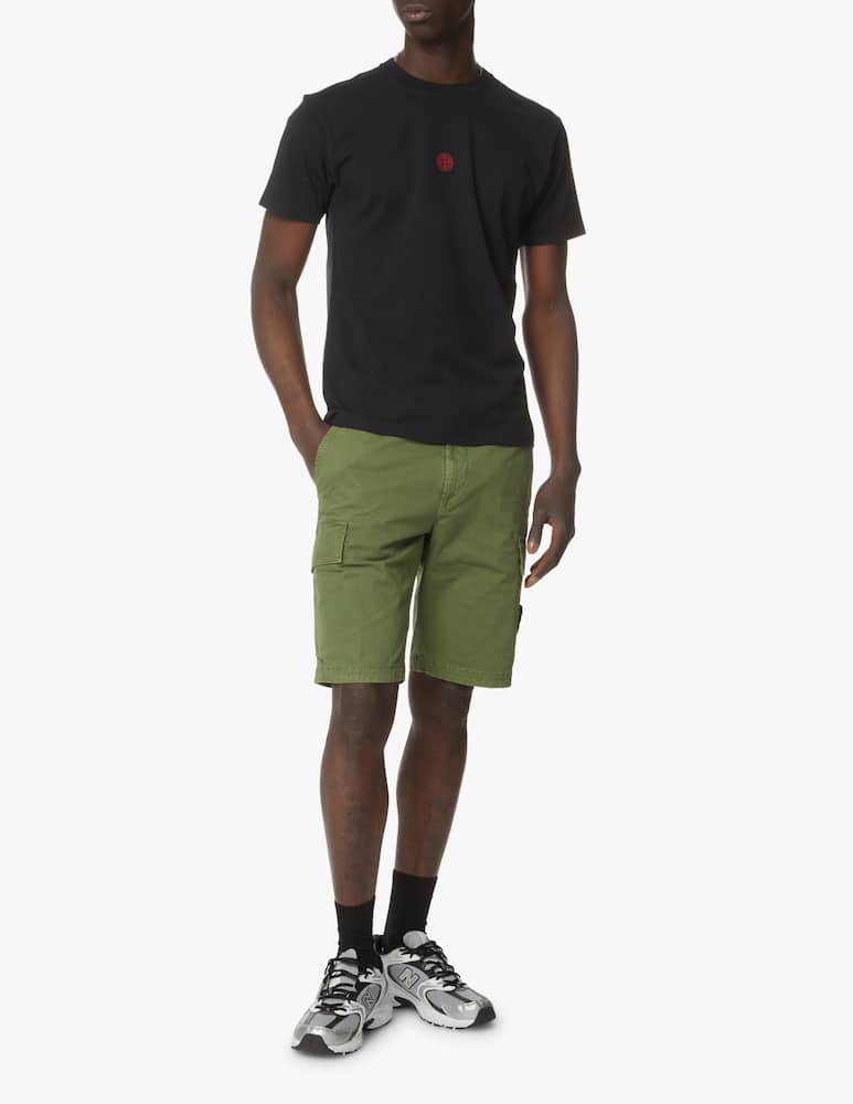 rinascente Stone Island Retro eclipse printed t-shirt - black