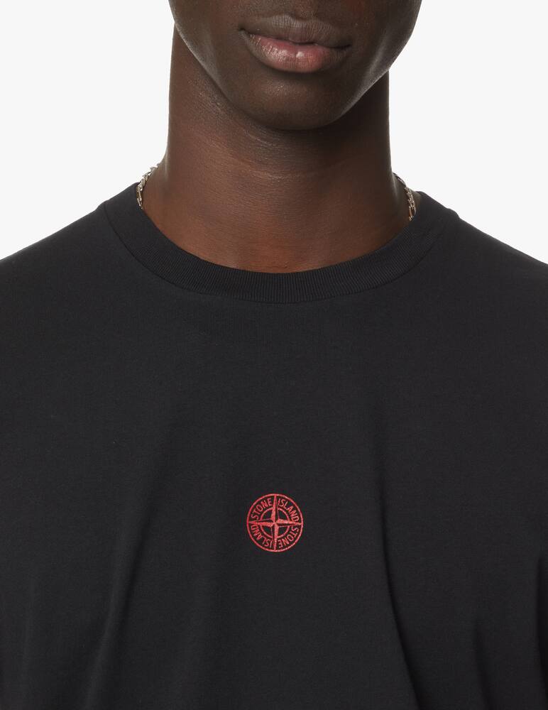 rinascente Stone Island Retro eclipse printed t-shirt - black