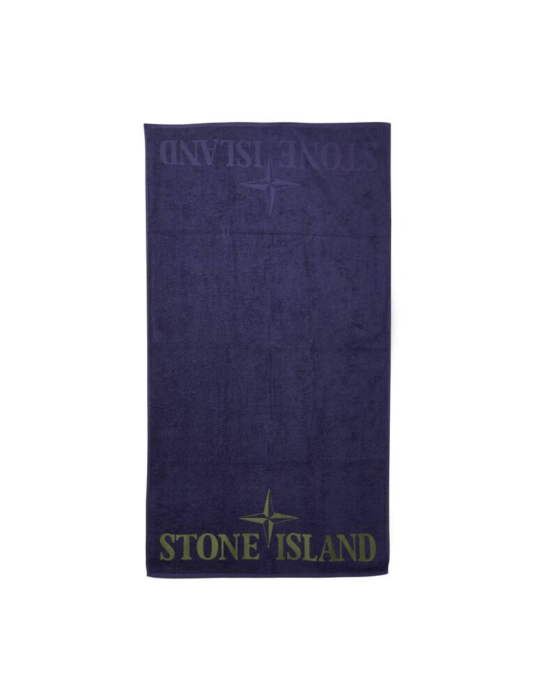 rinascente Stone Island Beach towel - blue