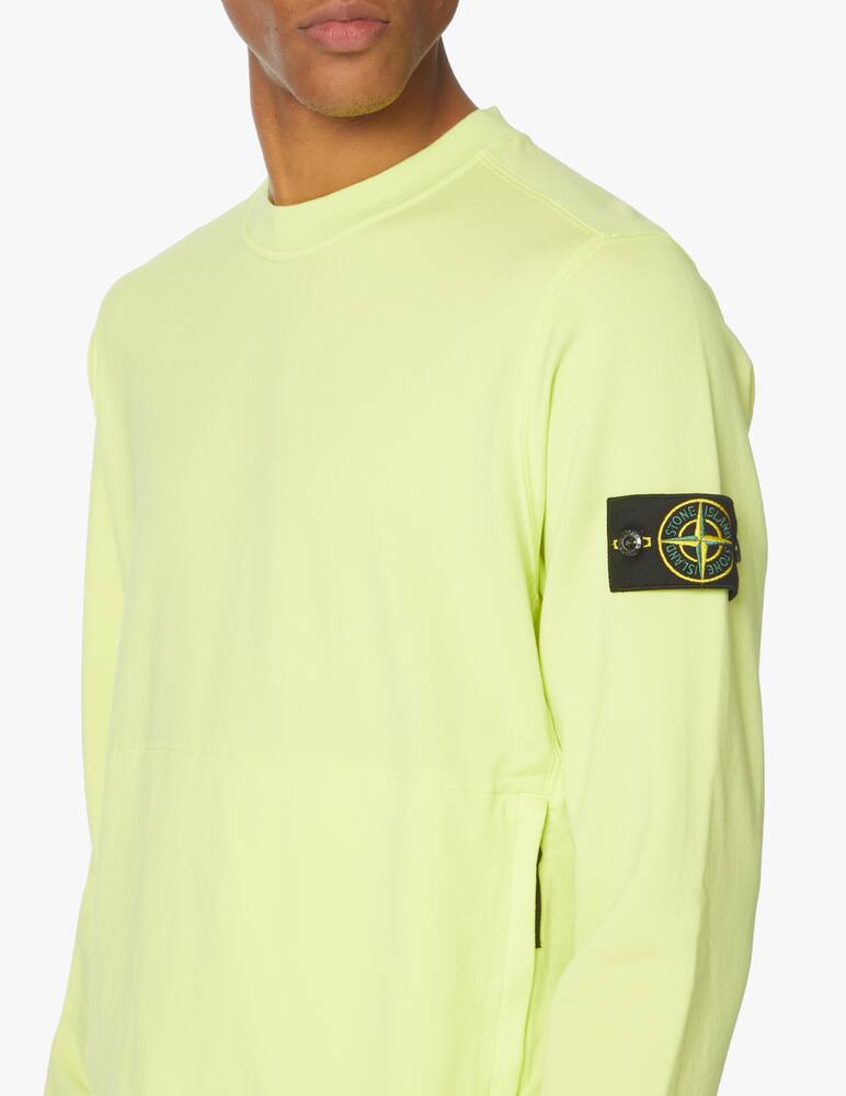Stone Island Felpa girocollo con tasche - verde - immagine 5 Stone Island Felpa girocollo con tasche - verde - immagine 5