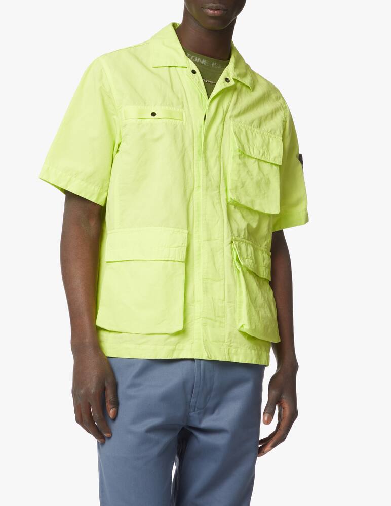 rinascente Stone Island Overshirt manica corta adv gilet staccabile - verde