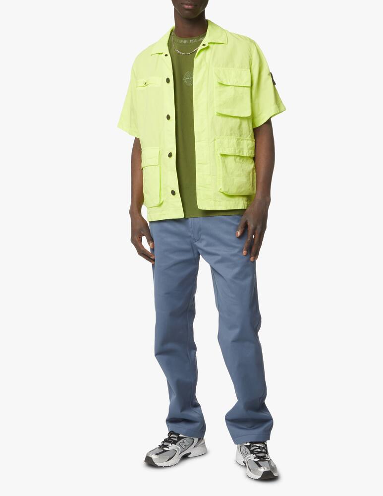 rinascente Stone Island Overshirt manica corta adv gilet staccabile - verde