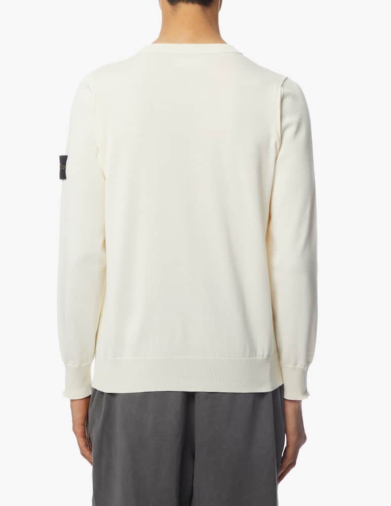 rinascente Stone Island Soft cotton roundneck sweatshirt - white