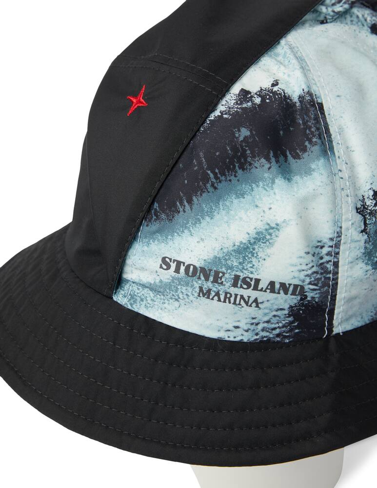 rinascente Stone Island Cappello bucket marina eco - nero