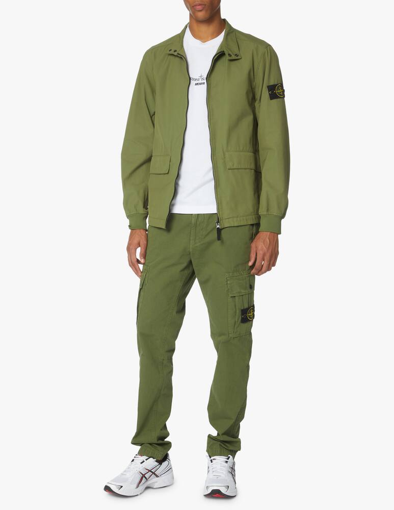 Stone Island Biker jacket pkt batavia - olive - picture 2 Stone Island Biker jacket pkt batavia - olive - picture 2