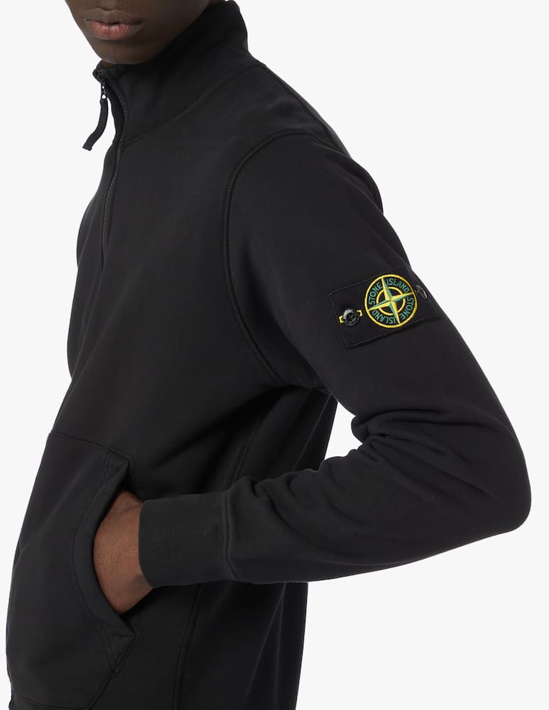 rinascente Stone Island Fzip sweater - black