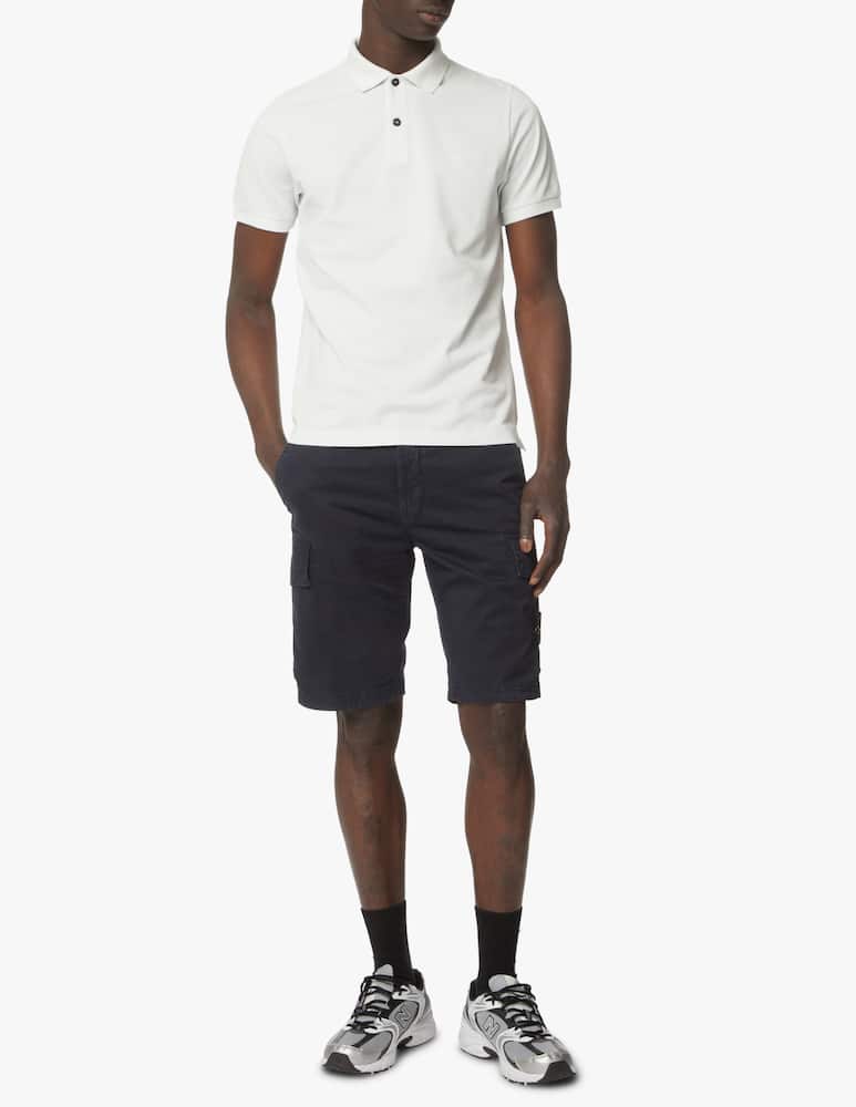 Stone Island Polo piquet stellina - bianco - immagine 2 Stone Island Polo piquet stellina - bianco - immagine 2