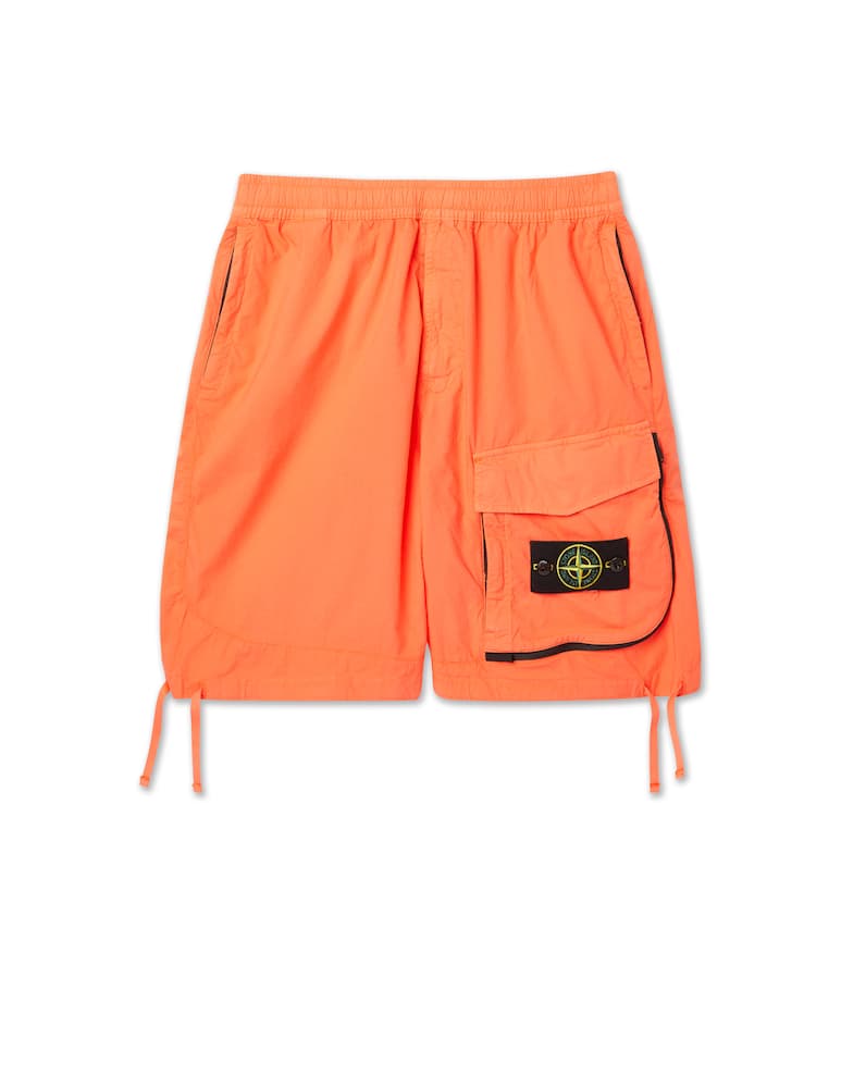 Stone Island Bermuda zip coulisse - arancione - immagine 5 Stone Island Bermuda zip coulisse - arancione - immagine 5