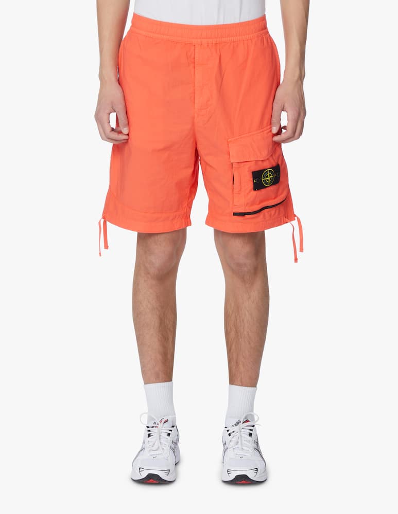 rinascente Stone Island Bermuda zip coulisse - arancione