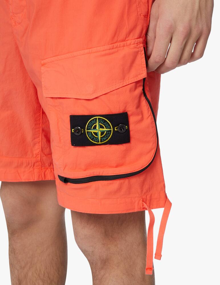 Stone Island Bermuda zip coulisse - arancione - immagine 4 Stone Island Bermuda zip coulisse - arancione - immagine 4