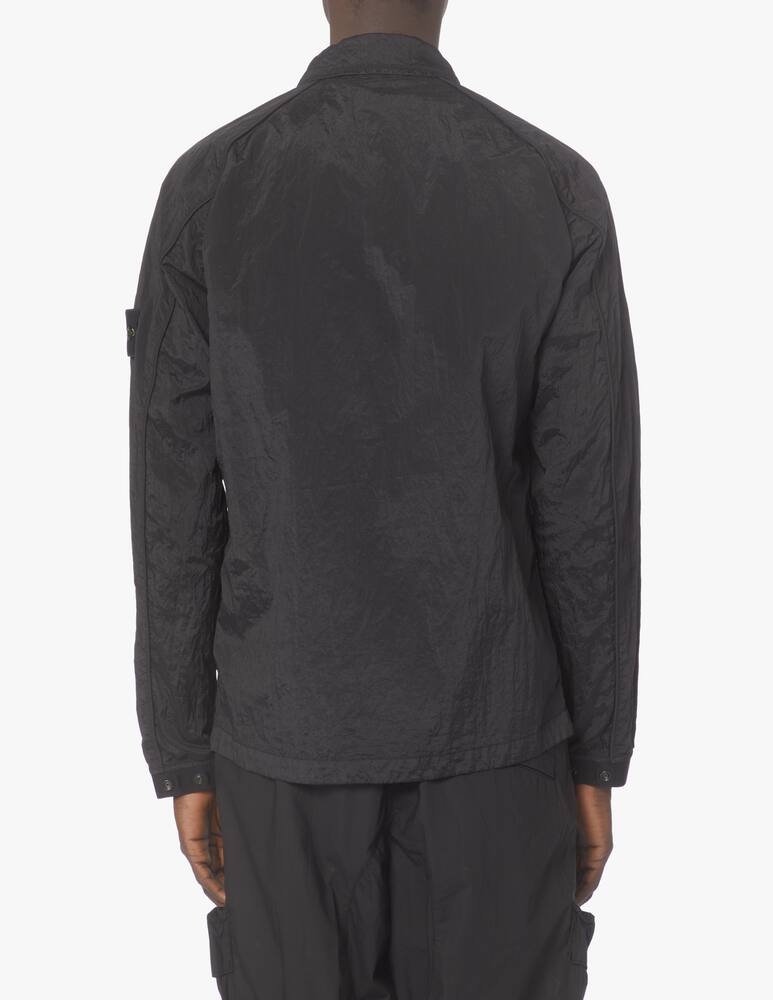 rinascente Stone Island Overshirt zip nylon metal eco - black