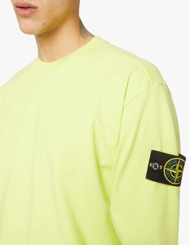 rinascente Stone Island Light jersey roundneck sweatshirt - green
