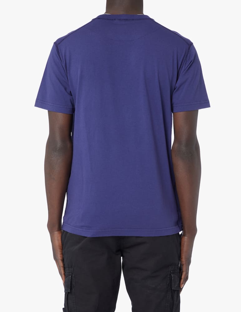 Stone Island Washed patch basic t-shirt - blue - picture 3 Stone Island Washed patch basic t-shirt - blue - picture 3