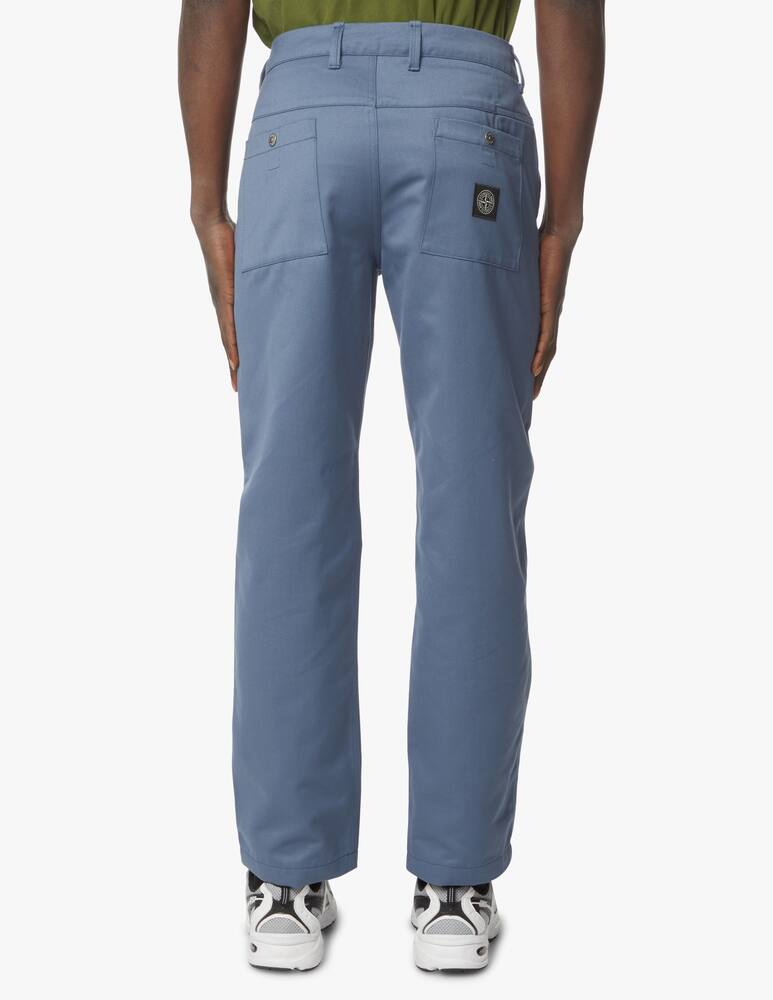 Stone Island Pantalone chino workwear - azzurro - immagine 3 Stone Island Pantalone chino workwear - azzurro - immagine 3