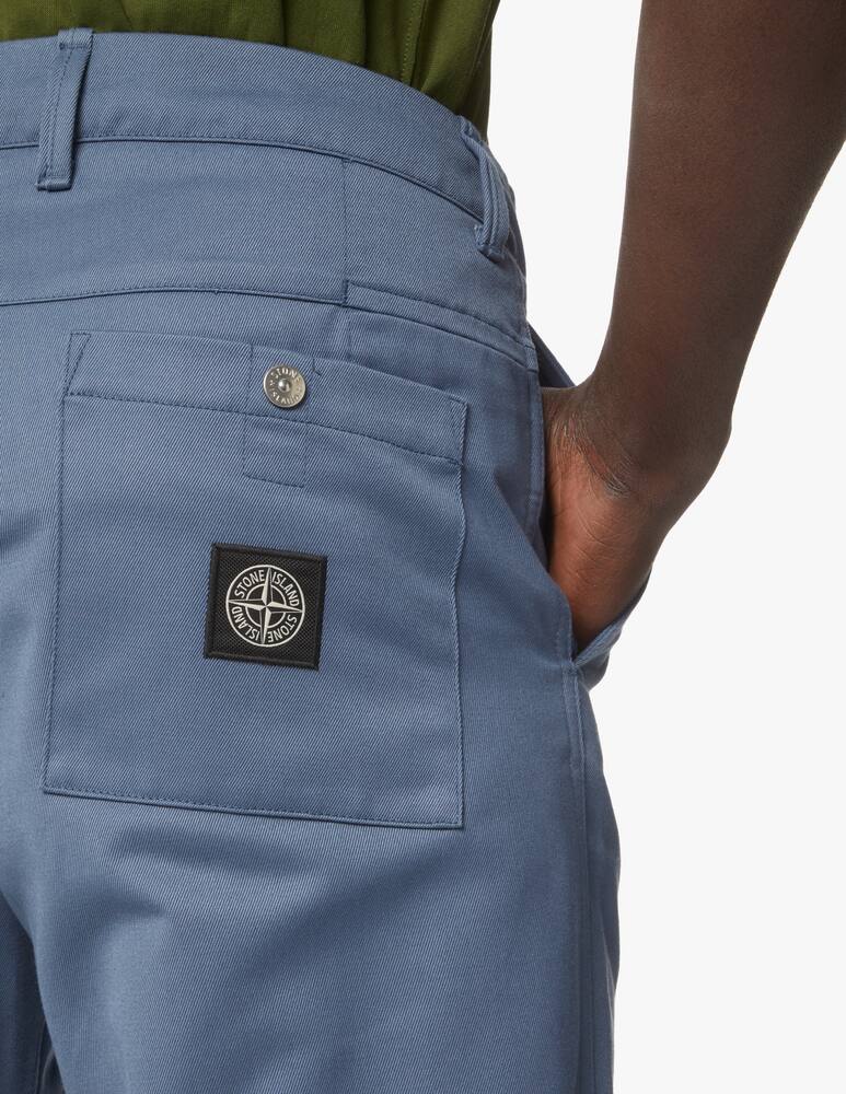 Stone Island Pantalone chino workwear - azzurro - immagine 4 Stone Island Pantalone chino workwear - azzurro - immagine 4