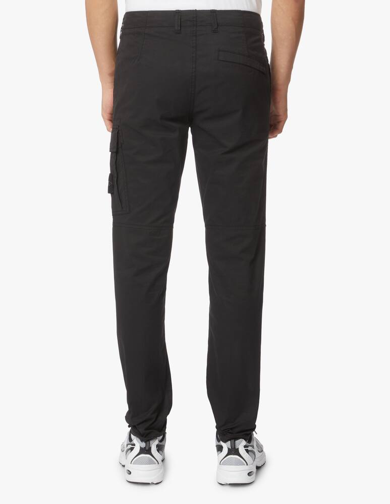 rinascente Stone Island Supima cotton monopocket cargo pant - black