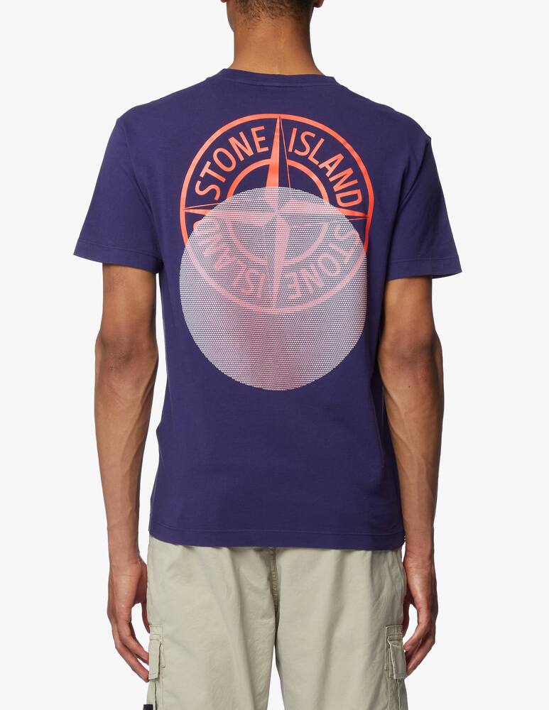 rinascente Stone Island Maglietta stampa pin retro - blu