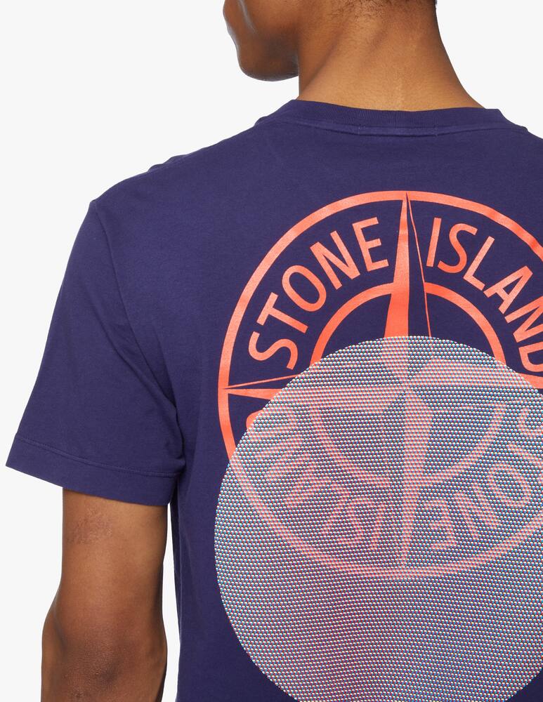 rinascente Stone Island Maglietta stampa pin retro - blu