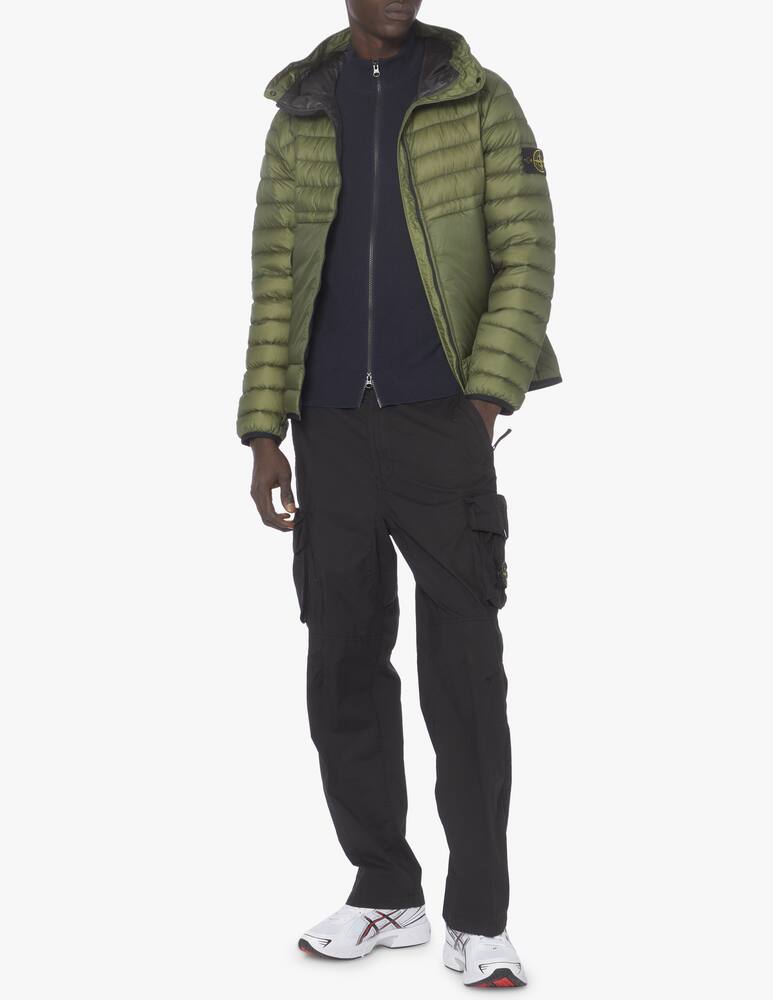 rinascente Stone Island Ribbed fzip sweater - blue