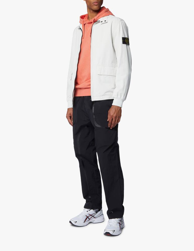 rinascente Stone Island Batavia pocket biker jacket - white