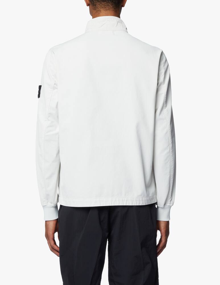 rinascente Stone Island Batavia pocket biker jacket - white