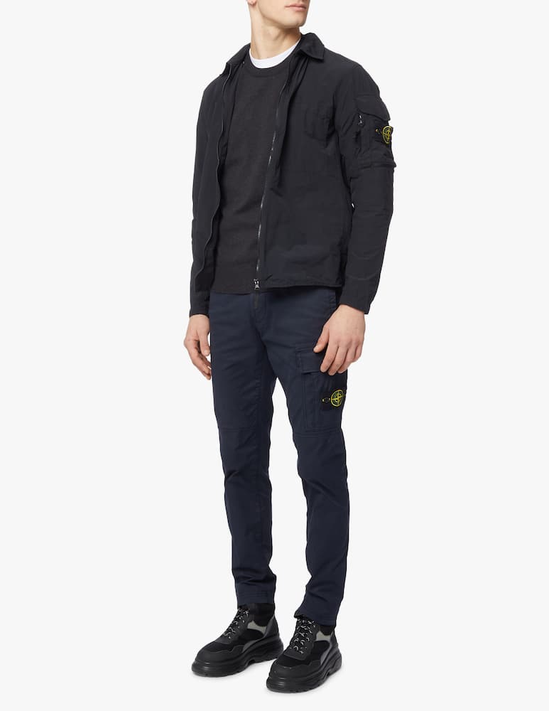 rinascente Stone Island Overshirt naslan light - black