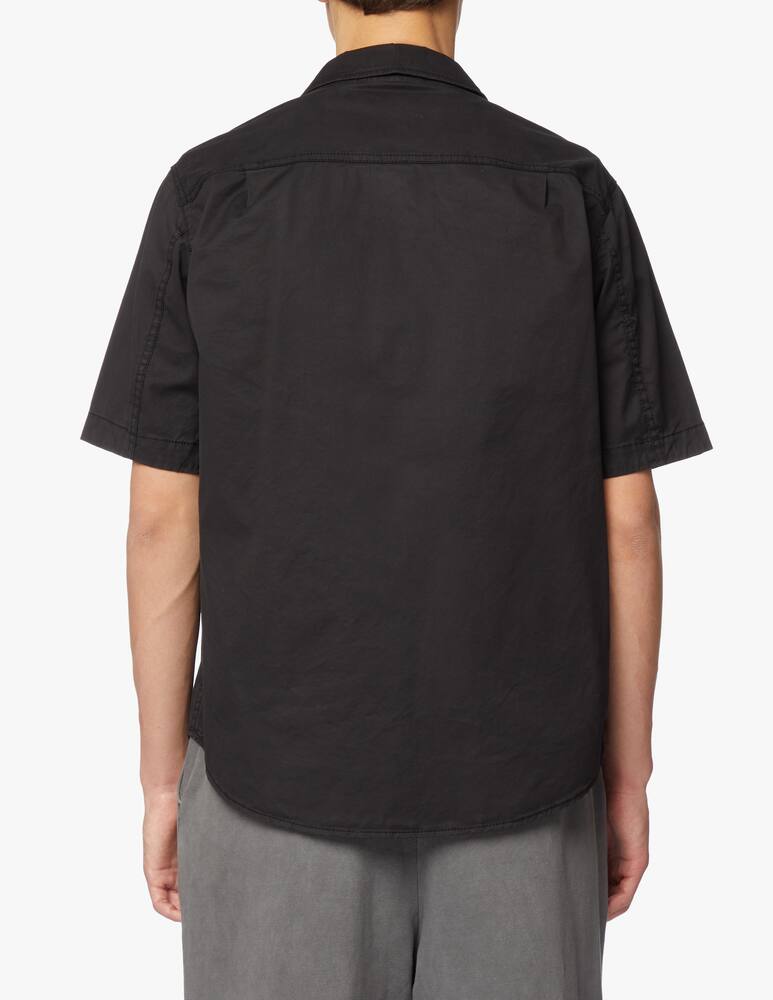 rinascente Stone Island Sl overshirt zip patch - black