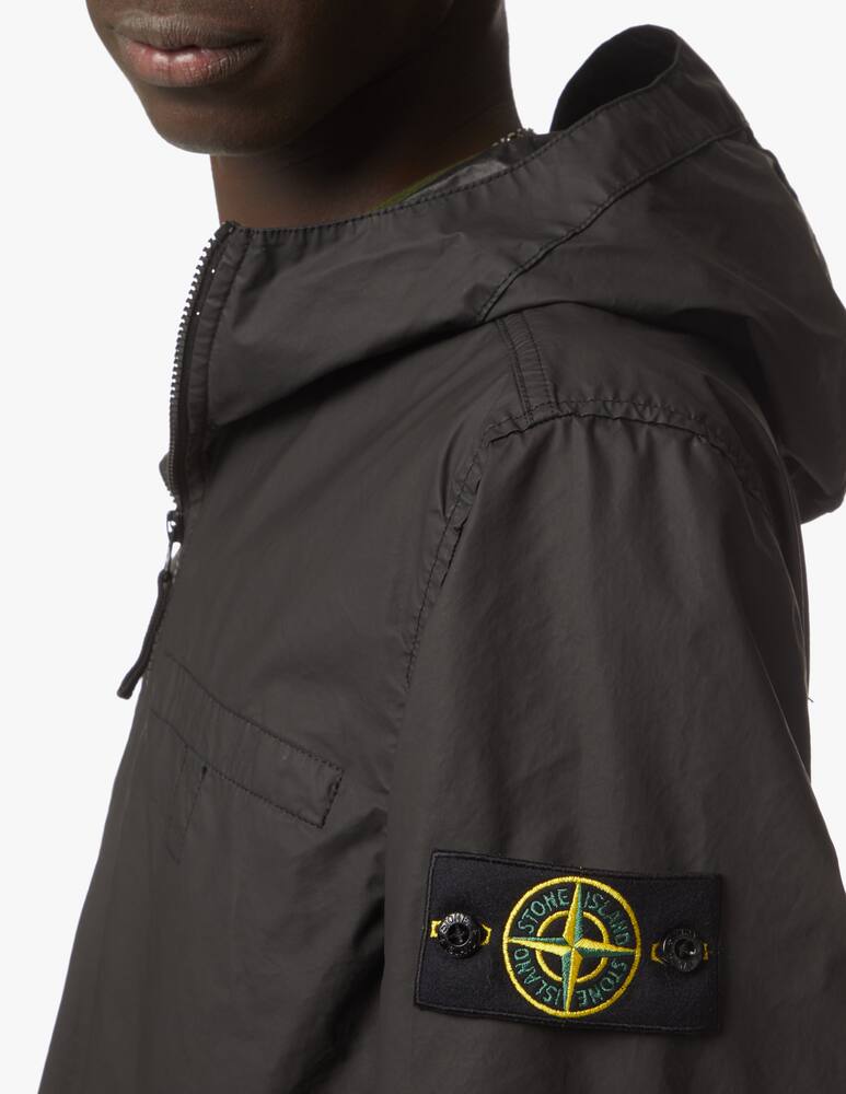 rinascente Stone Island Giacca con cappuccio gommata - nero