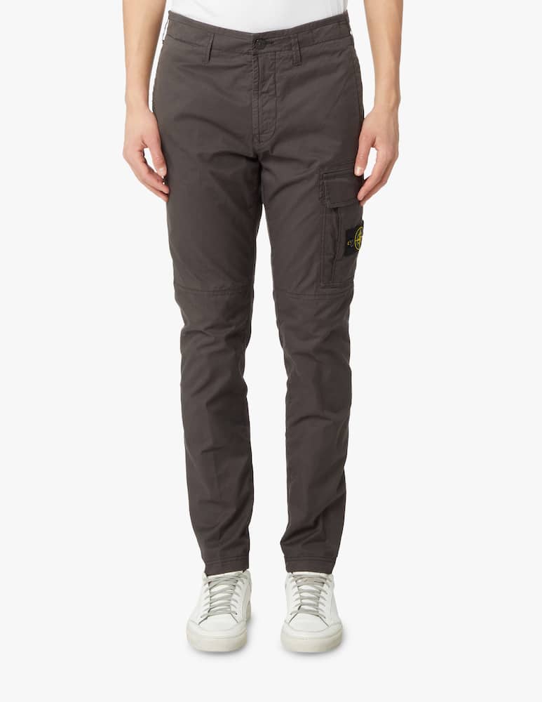 rinascente Stone Island Supima cotton monopocket cargo pant - grey