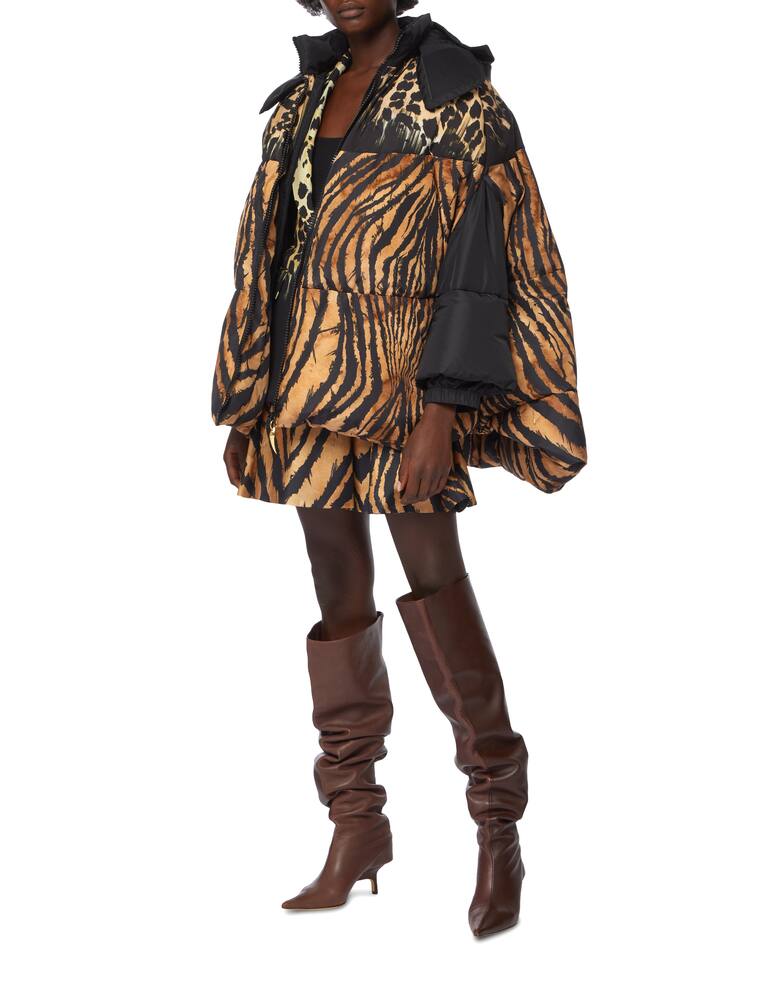rinascente Roberto Cavalli Bomber con stampa animalier