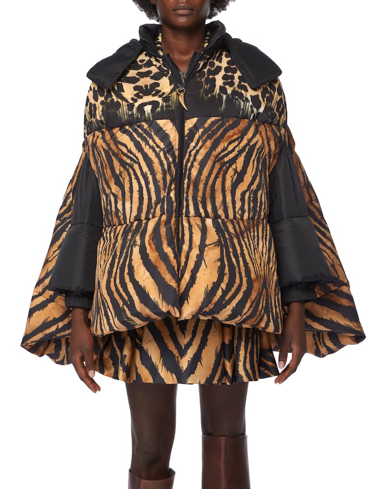 Roberto Cavalli Bomber with animal print - picture 1 Roberto Cavalli Bomber with animal print - picture 1