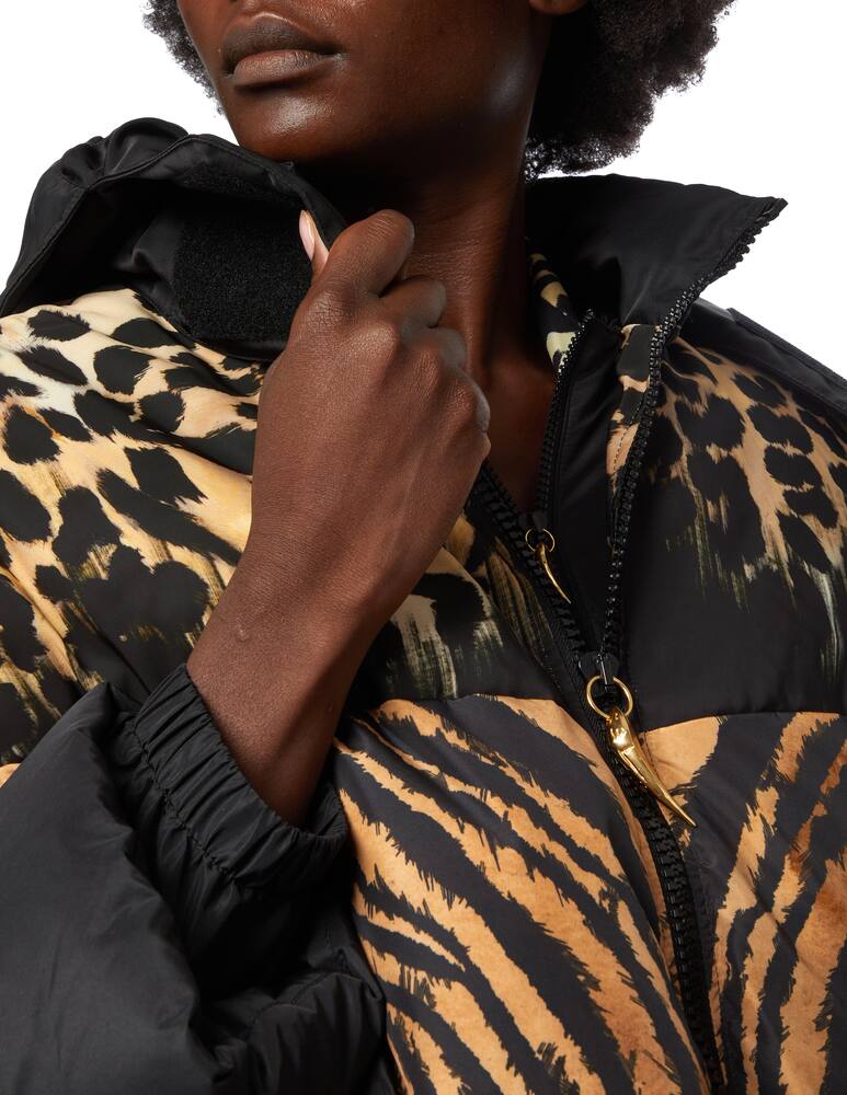 rinascente Roberto Cavalli Bomber con stampa animalier
