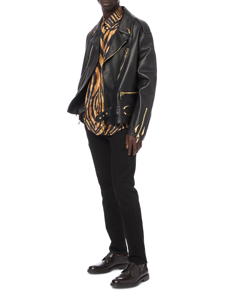 rinascente Roberto Cavalli Leather perfecto jacket